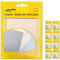 ZEFFFKA 9PACK Fabric Iron-on Patches Inside & Outside Strongest Glue 100% Cotton Blue Gray Beige Brown Repair Decorating Kit 12 Pieces Size 3 by 4-1/4 (7.5 cm x 10.5 cm)