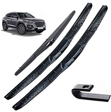 DVOLTS Wischer Front- Und Heckscheibenwischer-Set Für Hyundai Tucson TL 2016-2020 Windschutzscheiben-Windschutzscheiben-Fensterbürsten 26 16 14