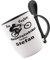 Tasse mit Löffel - Die Besten Mountainbiker heißen - Löffeltasse, Kaffeetasse m. Motiv, Bürotasse, bedruckte Tasse mit Sprüchen oder Bildern, Tasse personalisiert mit Name