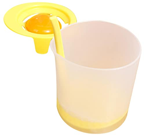 Rianpesn Egg Separator,Egg White Storage Cup | Egg White Beater, Baking Separation Container, Egg White Frother, Egg White Yolk Divider, Chef Gadgets