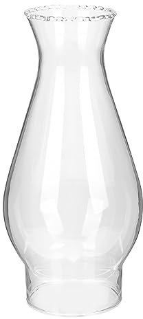 Garneck Kerosene Lantern Lampshade - Vintage Outdoor Light Cover for Camping - 3 Inch Base Chimney Glass Shade Replacement for Oil Lamp