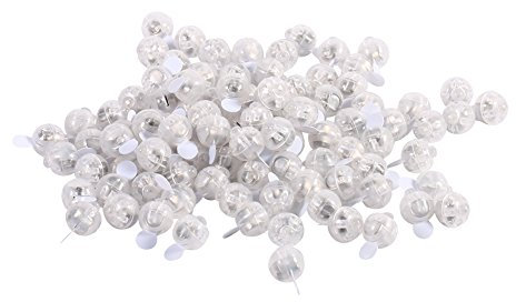 CHEOTIME 100 Teile/los Ballon Lichter, Mini Runde LED Ball Lampen Flash Ballon Lichter Laterne Weihnachten Hochzeit Geburtstag Party Dekoration(RGB)