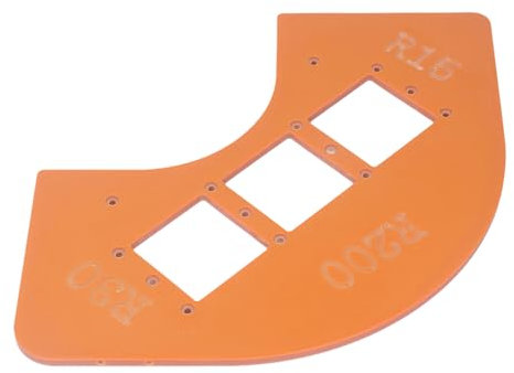 Radius Jig Router Template Routing Rounded Corners Router Bit Templates Cutting Wood Corners for Woodworking Routing R15 R30 R100 R200