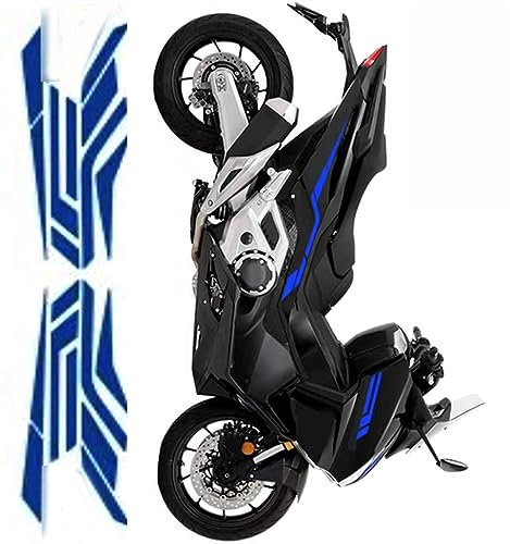 FLYIFE Autoadesivo del Motociclo della Decalcomania Logo Adesivo Decorativo per H&Onda Forza 750 Forza 750 2021 2022 Accessori (Color : Blau)