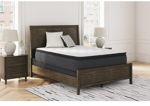 Signature Design by Ashley Limited Edition Pillow Top 13 Pillow Top Hybrid Mattress with Gel Memory Foam and Edge Support for Cool Sleep and Pressure Relief, Full, Fiberglass Free, Mattress In A Box