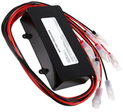 SOLUSTRE 1stück Batterie- Und Spannungsstabilisator Für Parallel Und Serienschaltung Langlebige Lösung Zur Automatischen Batteriegleichgewichtserhaltung Für Power-systeme Schwarz