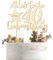 Holz Cake Topper 40. Geburtstag - Alles Gute Tortendeko für Frauen und Männer - 40th Birthday Kuchen Deko