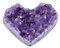 GEHECRST Amethyst Druse Herz Amethyst Stein Bergkristall Rohstein Herzform Kristall Cluster Drusenstück Herzförmige Amulett Reiki Heilstein Dekoration (4-5cm)