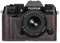 MUZIRI KINOKOO Fuji XT50/X-T50 Tasche, Echtleder Halbschutzhülle kompatibel für Fujifilm X-T50 Fuji XT50 Kamera – mit Öffnungsboden und Handgriff-Design – Kaffee