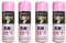 DIOXSTAR Bubblegum Pink Gloss Spray Paint, Quick Drying Paint, All Purpose Spray Paint for Metal, Wood, Plastic, Interior & Exterior Use, Easy to Use, 400ml (4 PCS)