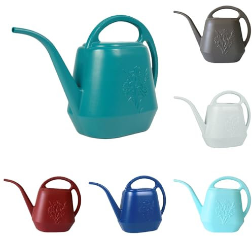 Regadera de Plástico para Jardín, Regadera con Pico, Regadera de Jardinería, Regadera para Flores Regadera de plástico Regadera para Interior y Exterior