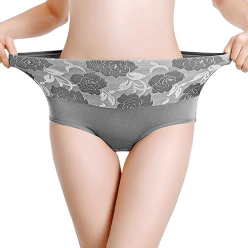 Slip Transparent Femme Tulle Culotte Haut Culotte Pantie Short Long pour Femme Slip Filet Maternité Culotte Femme Enceinte Culotte Gainante sans Couture Slip Personnalisable Petite Culotte Culotte