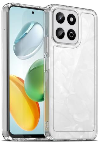 Liisooka Cover per Honor 200 Smart 5G, Custodia in TPU Antiurto Sottile di Livello Militare, Resistente all'ingiallimento, Case per Telefono in PC Rigido, Retro Antigraffio, Trasparente