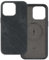 Handyhülle für iPhone 16 Pro, Denim Stoff, hochwertig, Anti-Fingerprint (Schwarz)