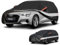 Holthly Autoabdeckung Passend für Audi A3 Sportback(1996-2025) 10 Schichten Vollgarage Auto Abdeckplane 100% Wasserdicht Autoplane Outdoor Autogarage Wasser und Staubschutz,Wind,Regen und UV Schutz