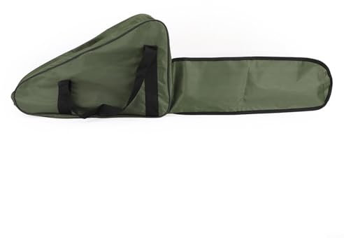 Bolsa de motosierra portátil, funda de transporte de tela Oxford, bolsa de transporte para motosierra con correa ajustable, verde militar