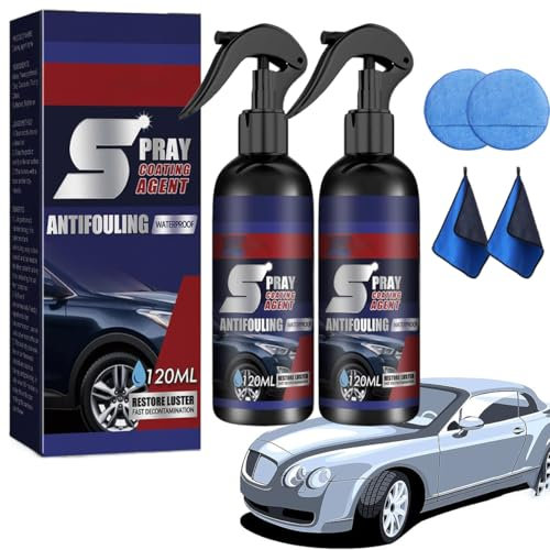 Zenora Spray Recubrimiento, Spray De Recubrimiento RáPido De Alta ProteccióN 3 En 1, Spray Renovador De Revestimientos Multi-Funcional, Spray De Recubrimiento Para Coches (2 PCS)