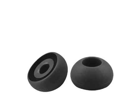 Earbud Covers for JBL Race for Endurance Run 2, Silicone Ear Caps, Headphone In-ear Tips Replacement, Headset Noise Isolation Earcups Cover, Earphone S M L Comfort Ear Tips (black)