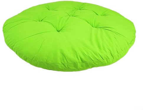 60 x 60 cm Sitzkissen Kissen Stuhlkissen – waschbares rundes Outdoor-Sitzkissen – Schaukelkorb Schaukelstuhlkissen – für Hängesessel (F)