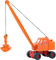 LC4703 N Fuchs F 301 Pelle avec mât grillagé et pelle Orange/rouge