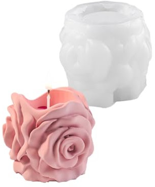 Moule en silicone pour fabrication de roses élégantes pour décoration d'intérieur, moules en silicone pour mariages et événements