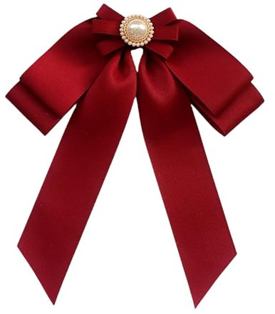 dijiusidy Vielseitige, Elegante Brosche/Fliege als Dekoration für Damen. Schlichte Damen Fliege mit Schleife. Einzigartige Geschenkideen erhältlich. Elegante Brosche/Hemdendekoration für