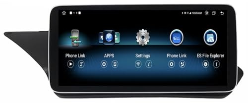 Android 14 Autoradio Stereo Für Mercedes Benz W212 2009-2016 Plug-and-Play 2 DIN 12.3 Zoll Touchscreen mit Bildschirm Rückfahrkamera WiFi USB SWC Spiegel Link-Player UNT N200 10.25 4 Core WiFi 2+32GB
