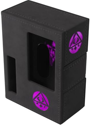 Gamegenic, Arkham Horror: Deck Tome – New Edition Purple, Zubehör | Premium-Deck Box, für Arkham Horror: Das Kartenspiel, fasst ein komplett eingehülltes Ermittlerdeck, Farbe: Lila