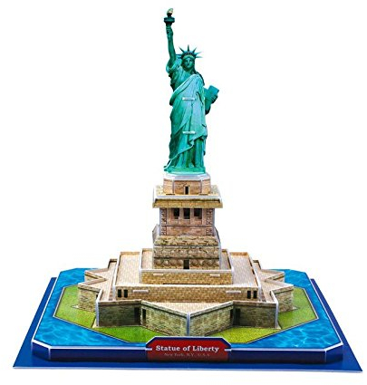 Simba 106137313-3D-Puzzle Freiheitsstatue
