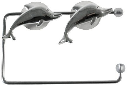 WC-Papierrollenhalter Delfin verchromt