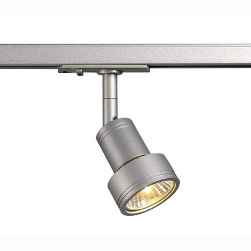 Strahler PURI, GU10 50W inkl. 1-Phasen-Adapter, silbergrau EEK: E - A++