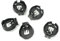 sourcing map 5 Pcs 2 Broches LIR2450 Pile Bouton CR/Douille Porte-Monnaie Noir