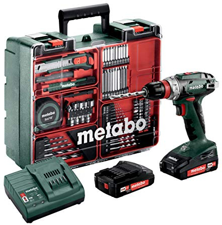 Metabo BS 18 Quick Set - Taladro (Ión de litio, Multi)