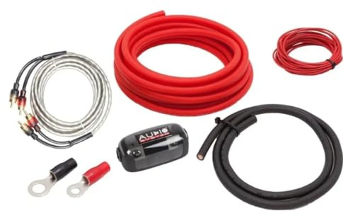 Audio System Z-PCSC35 - Kit cavi 35 mm² con cavo Powerk OFC, in rame ofc 99,9%, set di collegamento amplificatore Z-PCSC 35