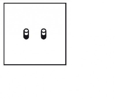 Arnould 67402 Art Univers Epure Double Va et Vient ou Interrupteur, Acier Brossé