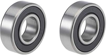 sourcing map 2 Stück Kugellager Rillenkugellager 99502H-2RS 15,9mm Innendurchm 34,9mm Außendurchm 11mm Bohrung Doppelt Abgedichtet Chromstahl Z2 für Skateboard 3D Drucker Roller Inline Skates