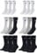 Nike 18 Paar Socken Herren Damen Sparset Tennissocken Sportsocken Laufsocken Paket Bundle SX4508 Weiß Schwarz Grau, Sockengröße:46-50, Farbe:weiß/grau/schwarz