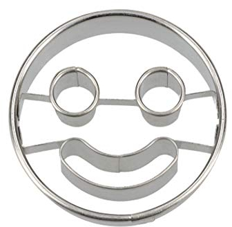 Pati-Versand Ausstecher Smiling Face 5cm