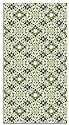 Panorama Vinylteppich - Modell Orientalische Type Grün Hydraulik - 80x150 cm - Verschiedene Größen - Deko Küche, Läufer und Outdoor