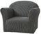 NLCYYQ Kindersofa Bezug Stretch Kindersofa Schonbezüge Weicher Kindersessel, Bezug Möbelschoner Für Kinder Kleinkinder Babysofa (Dunkelgrau)