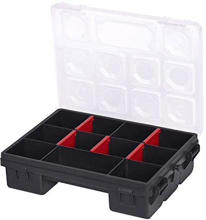 Stabilo Werkzeugkoffer | Organiser | Sortimentskoffer | Kleinteilemagazin | Sortimentsbox | Grösse: 192x143x50 mm