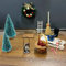 BlueXP 13 Stück Miniaturgarten Gartengeräte Set Wichteltür Zubehör Weihnachten Set Wichtelhaus Weihnachtsdeko Miniatur Garten Möbel Deko für Kinder Feegarten Minigarten Weihnachtswichtel Zubehör