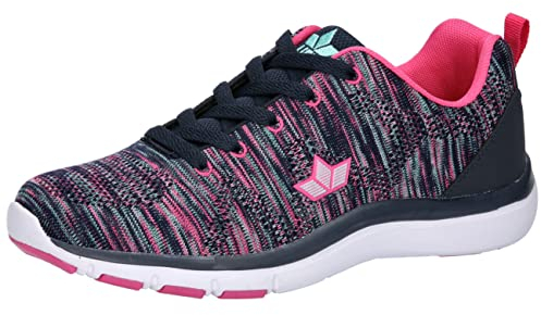 Lico Unisex Colour Sneaker, Marine/pink/türkis, 42 EU