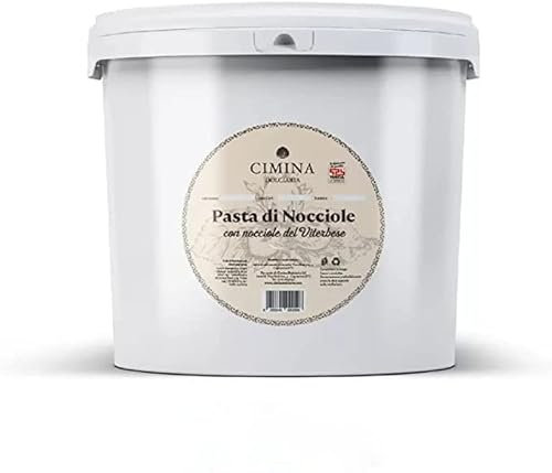 Crema-Pasta di nocciola Tonda Gentile Romana 100% in purezza- Base per gelato alla Nocciola.