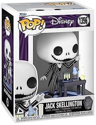 Funko Pop! Disney: The Nightmare Before Christmas 30th - Jack Skellington - (lab) - Figura de Vinilo Coleccionable - Idea de Regalo- Mercancia Oficial - Juguetes para Niños y Adultos - Movies Fans