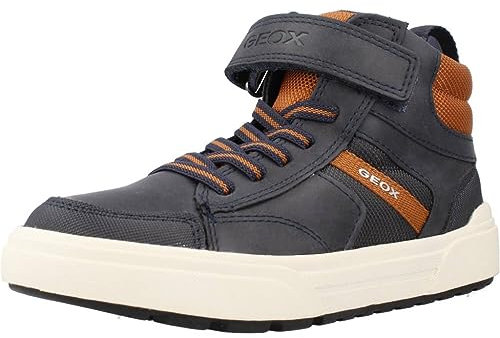 Geox J Weemble Boy A Sneaker, Navy Cognac, 11.5 UK Child