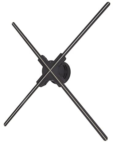 3D Hologram Fan, 3D Hologram Projector Multiple Media Formats App Control 22.05 Inch for Advertising Display (UK Plug)
