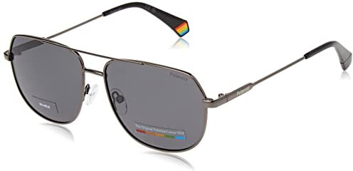 POLAROID PLD 6195/S/X Occhiali, Rutenio Scuro, 58 Unisex Adulto