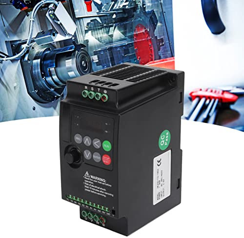Convertitore di Frequenza, VFD 1.5KW Ingresso 3PH AC380 400V Uscita 3PH AC380V 3.8A Convertitore di Azionamento del Motore Inverter per Tornio della Pompa di Controllo della Velocità del Motore