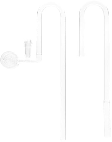 Aquario Neo Flow Premium Süßwasser-Aquarium-Lilienrohr-Set für bepflanzte Aquarium-Filter, schneidbar, 360° verstellbarer Durchfluss, nicht saugend, mittelgroß, 13 mm Außendurchmesser, passend für 12